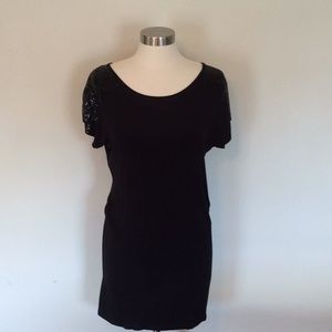 H&M Sequin Shoulder Dress